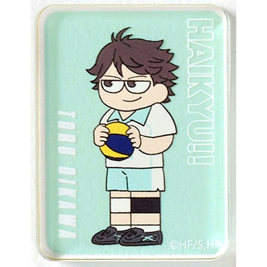Toru Oikawa Sendai Ver. Haikyu!! Jirori Trading Acrylic Block [USED]