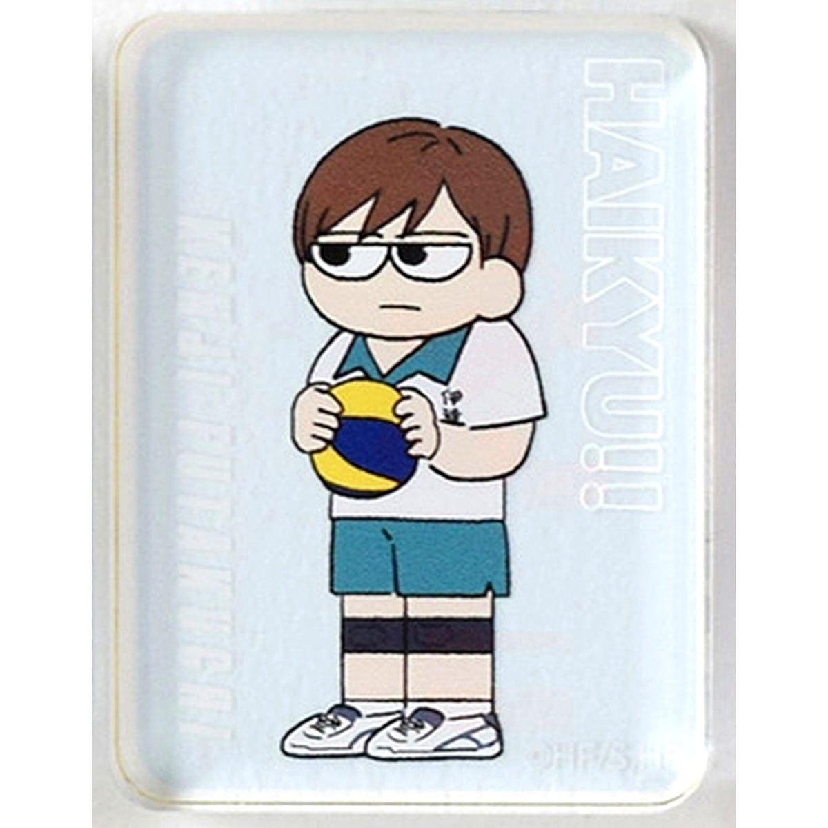 Kenji Futakuchi Sendai Ver. Haikyu!! Jirori Trading Acrylic Block [USED]