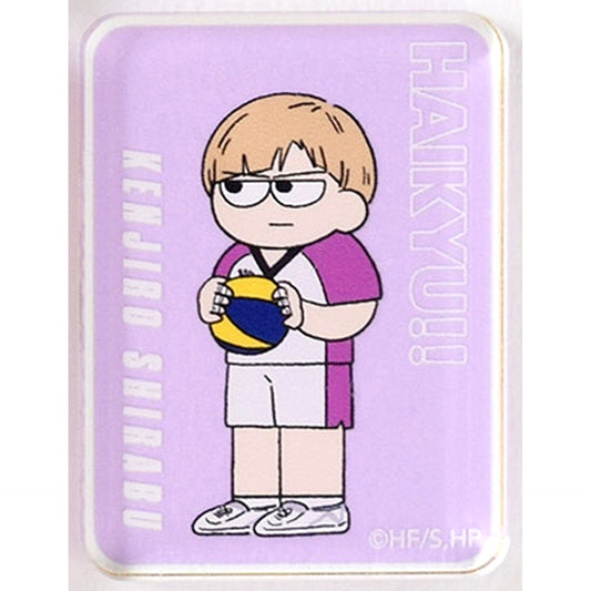Kenjiro Shirabu Haikyu!! Jirori Trading Acrylic Block - Sendai Ver. [USED]