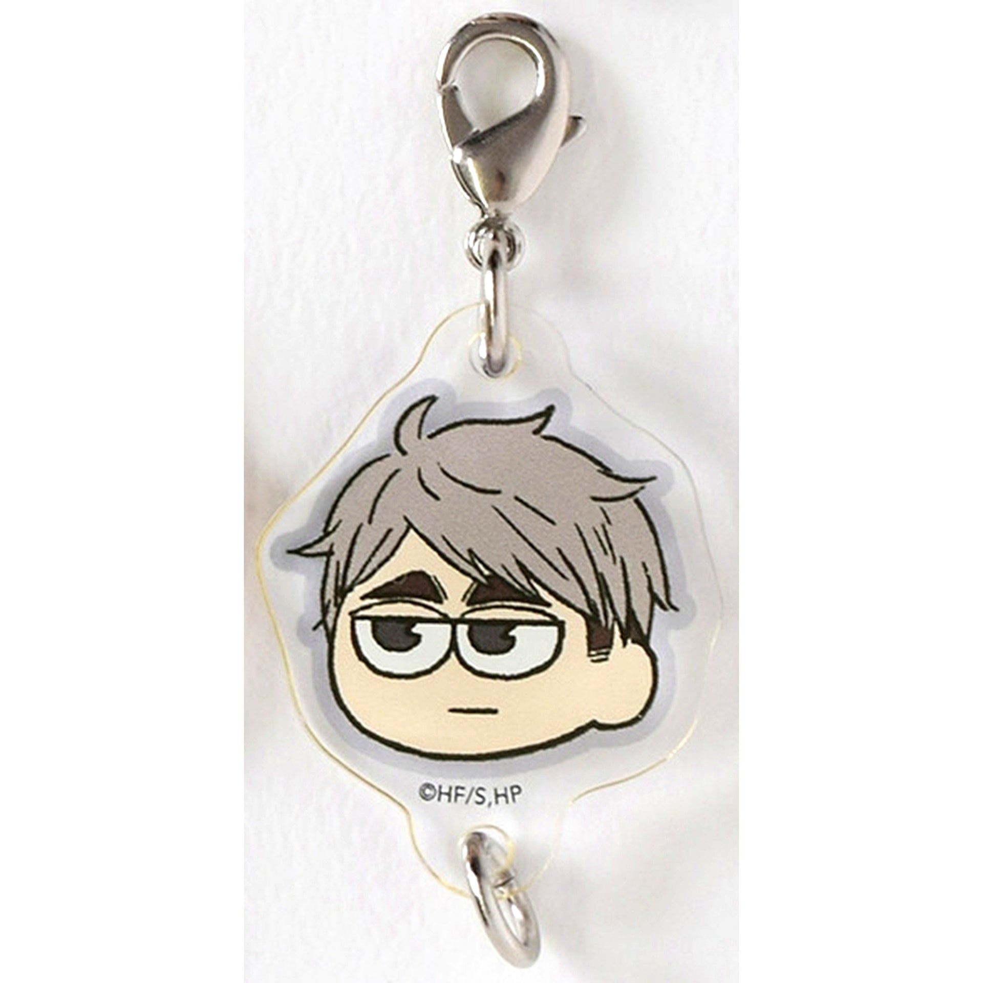 Osamu Miya Haikyu!! Jirori Trading Connecting Acrylic Charm Haruko Ver. [USED]