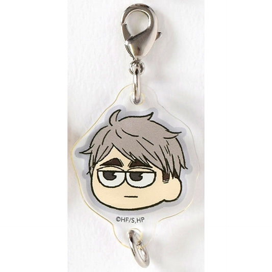 Osamu Miya Haikyu!! Jirori Trading Connecting Acrylic Charm Haruko Ver. [USED]