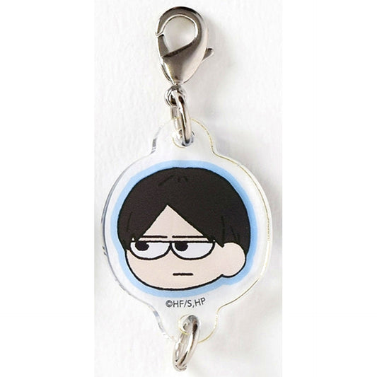 Akira Kunimi Haikyu!! Jirori Trading Connecting Acrylic Charm Sendai Ver. [USED]