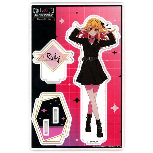 Ruby Hoshino Acrylic Stand Oshi No Ko Chara Pop Store Black Collection [USED]