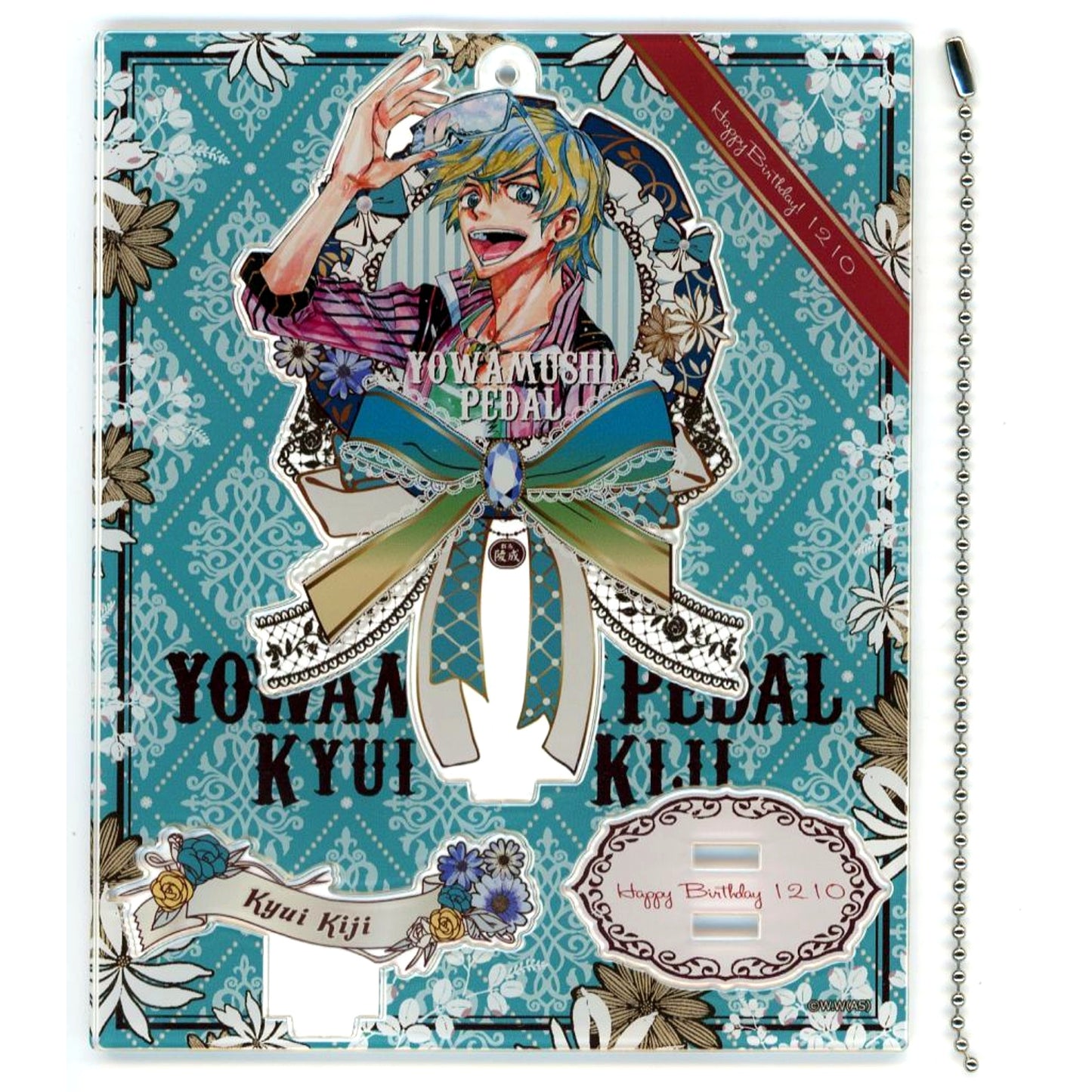 Yumi Kiji Rosette Style BIG Acrylic Stand Yowamushi Pedal Character Birthday Project 2023 [USED]