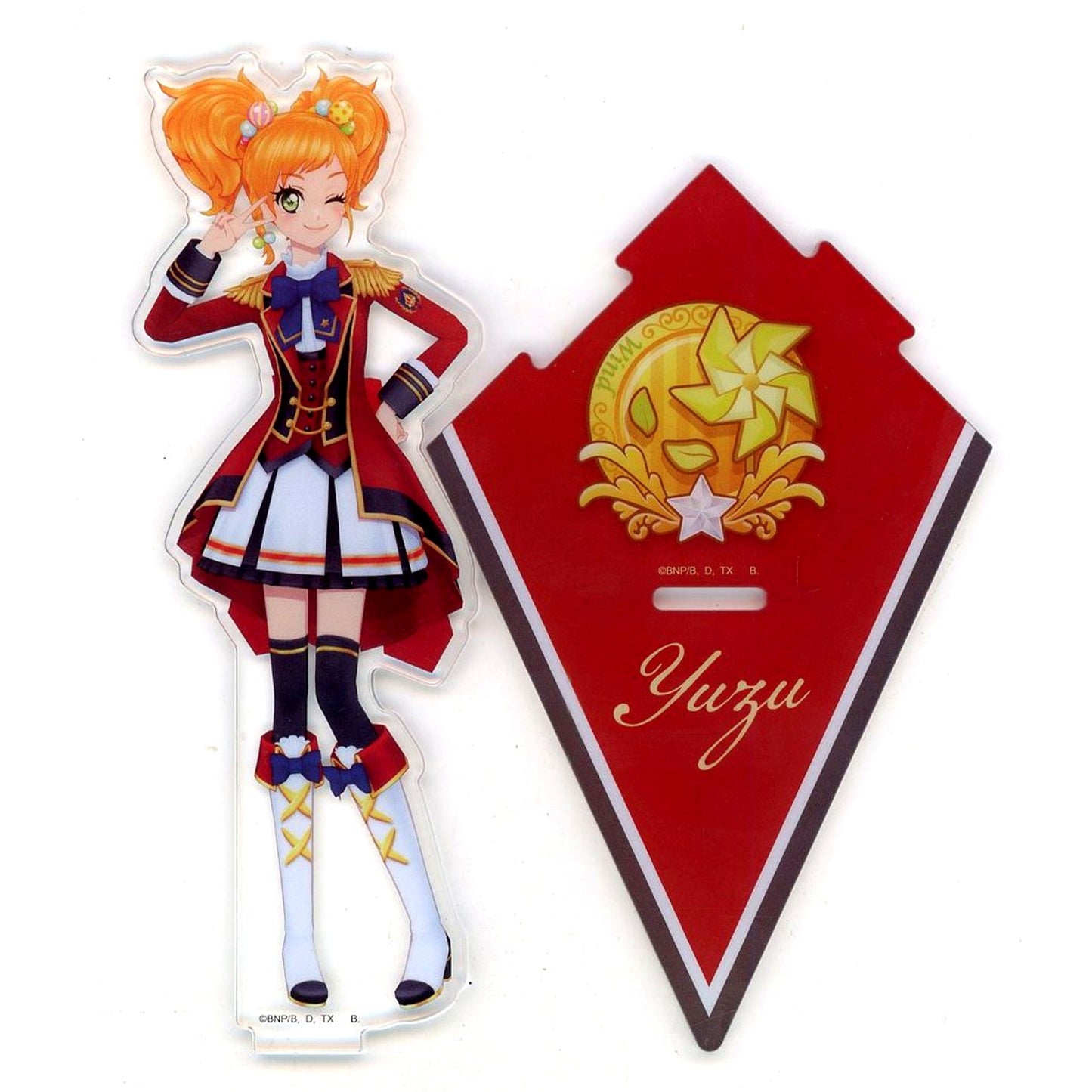 Yuzu Nikaido Acrylic Stand Data Carddass Ver. Aikatsu Stars! [USED]