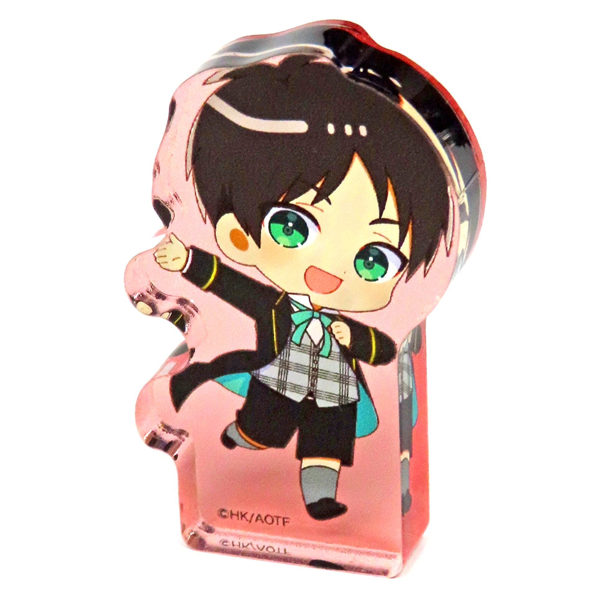 Eren Yeager Attack on Titan Escrit Sweet Party give your heart Mini Chibi Acrylic Block [USED]