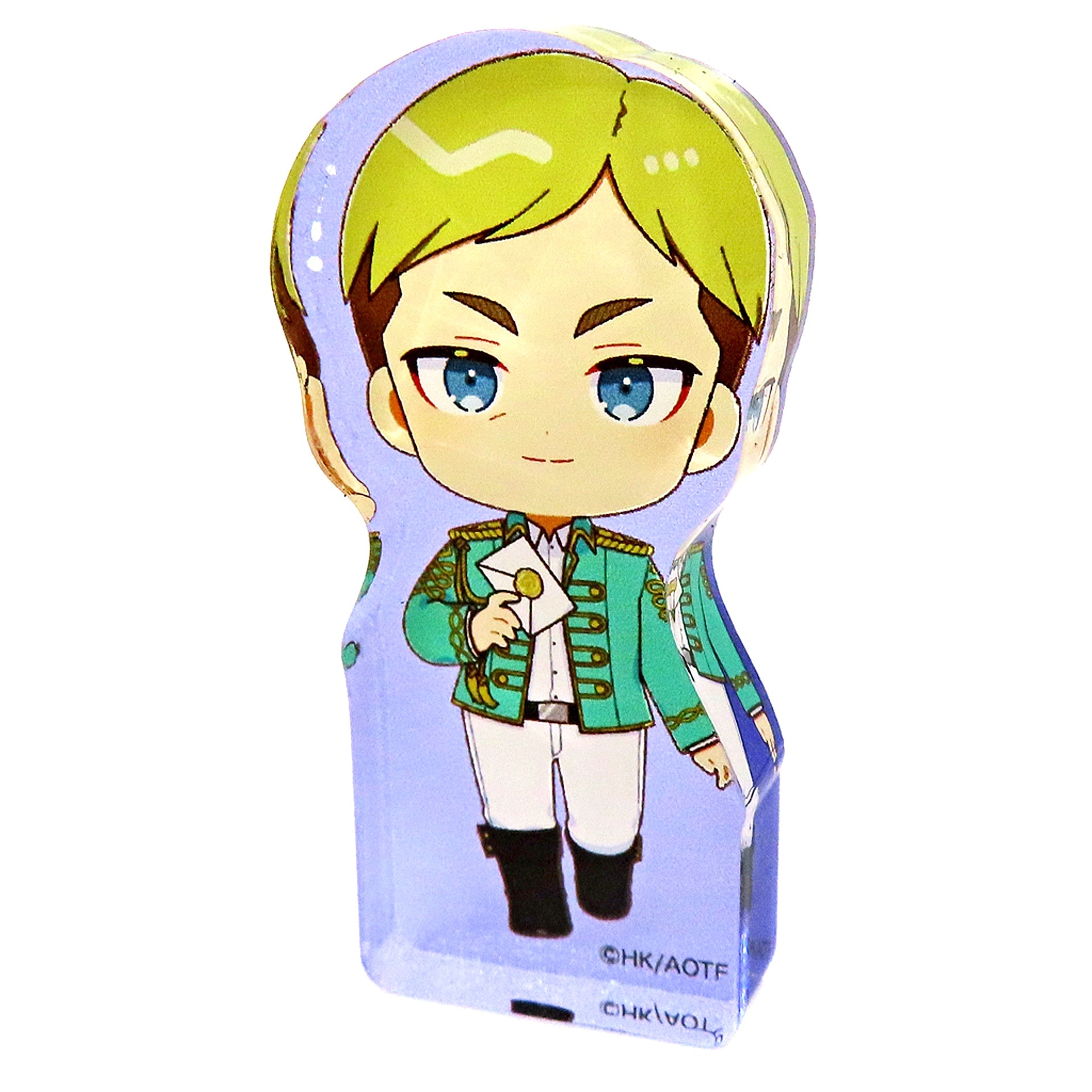 Erwin Smith Attack on Titan x Escrit Sweet Party give your heart Mini Character Acrylic Block [USED]