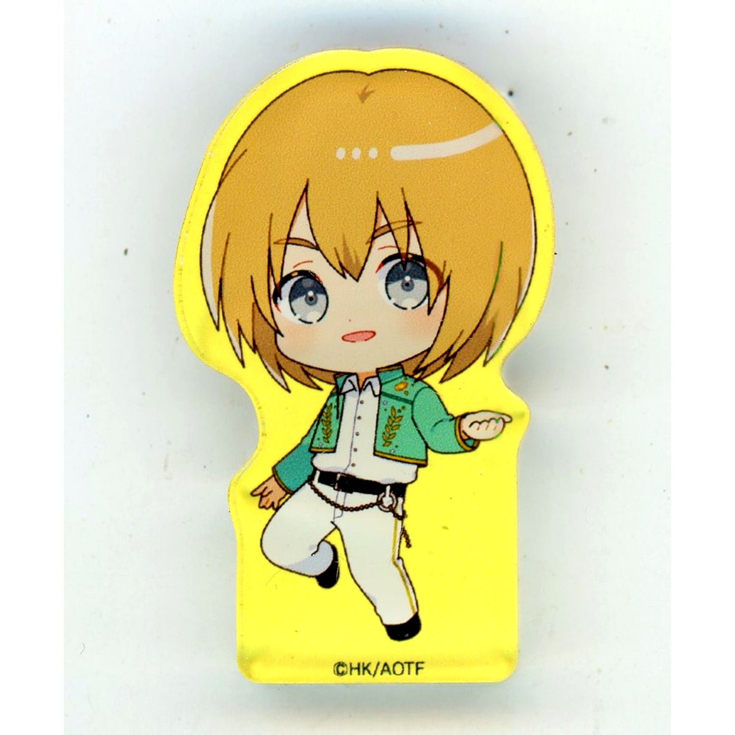Armin Arlert Attack on Titan x Escrit Sweet Party give your heart Mini Character Acrylic Block [USED]