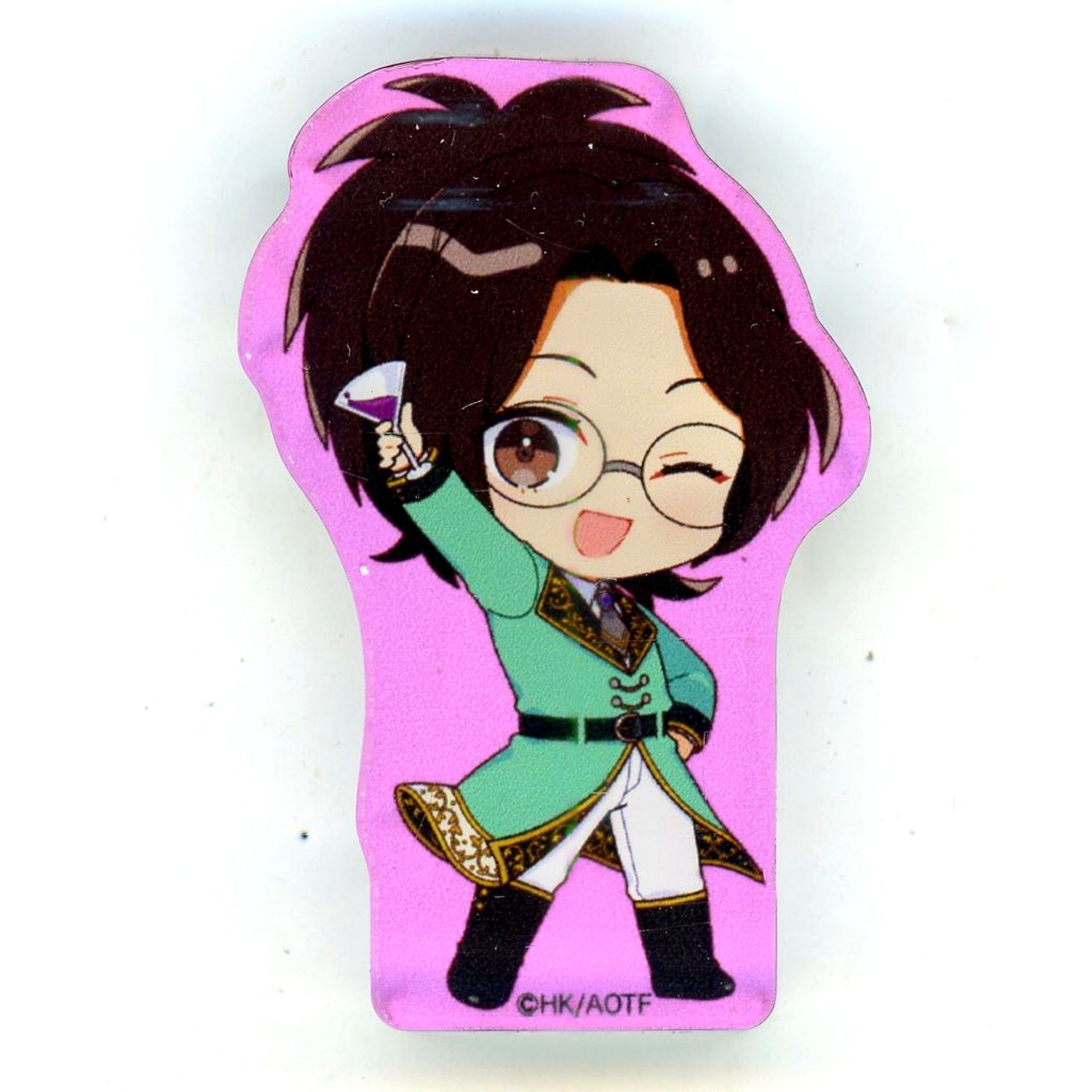 Hange Zoe Attack on Titan x Escrit Sweet Party give your heart Chibi Acrylic Block [USED]
