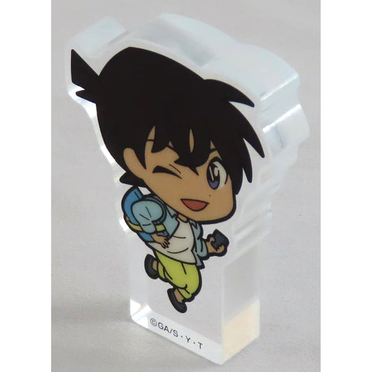 Sega Lucky Kuji Detective Conan Good Day! Good Travel! Shinichi Kudo Acrylic Block Prize I Acrylic Stands [USED]