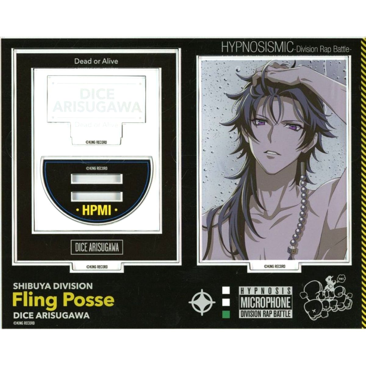 Dice Arisugawa Hypnosis Mic: Division Rap Battle 10th LIVE LIVE ANIMA Official Acrylic Stand LIVE ANIMA Ver. [USED]