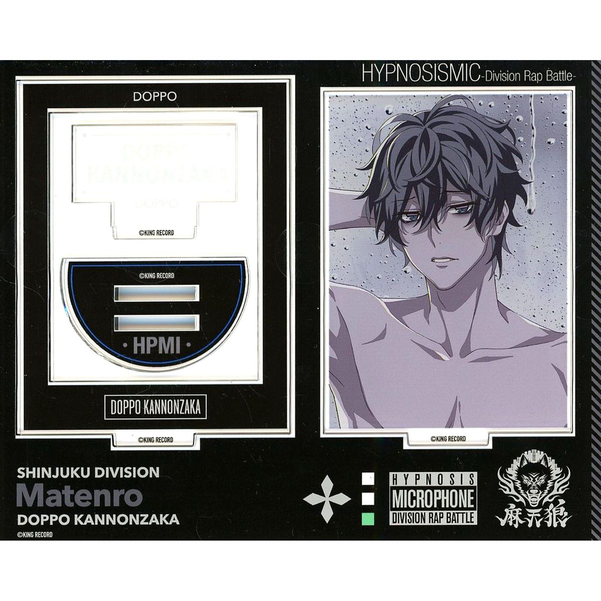 Doppo Kannonzaka Hypnosis Mic: Division Rap Battle 10th LIVE LIVE ANIMA Official Acrylic Stand LIVE ANIMA Ver. [USED]