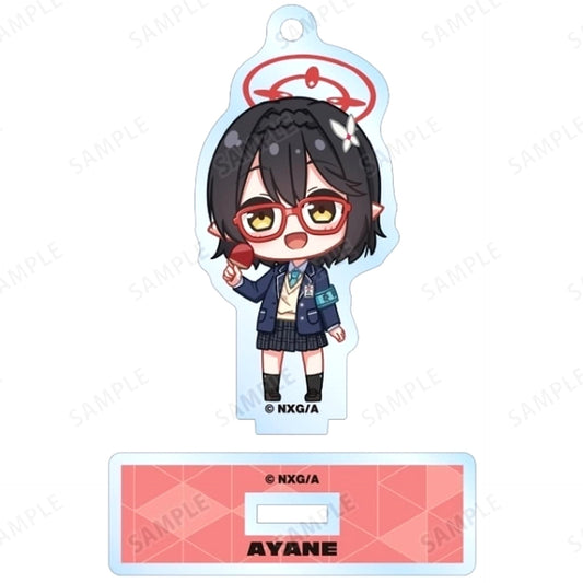 Blue Archive the Animation Ayane Okusora Newly Drawn Chibi Character Activity Ver. Trading Acrylic Stand Keychain Round1 Limited Acrylic Stands [USED]