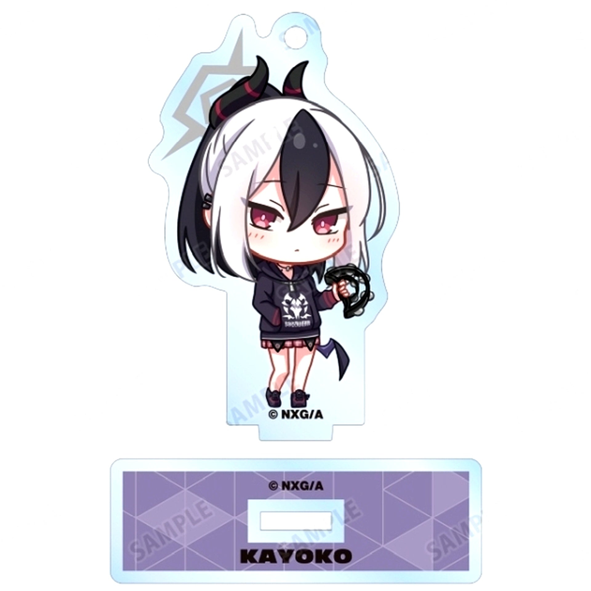Kayoko Onikata Blue Archive The Animation x ROUND1 Activity Ver. Chibi Acrylic Stand Keychain [USED]