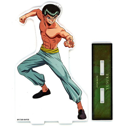 Yusuke Urameshi Illustration Makai Arc Battle Ver. BIG Acrylic Stand Yu Yu Hakusho Pop-up Store in Loft Vol. 4 [USED]