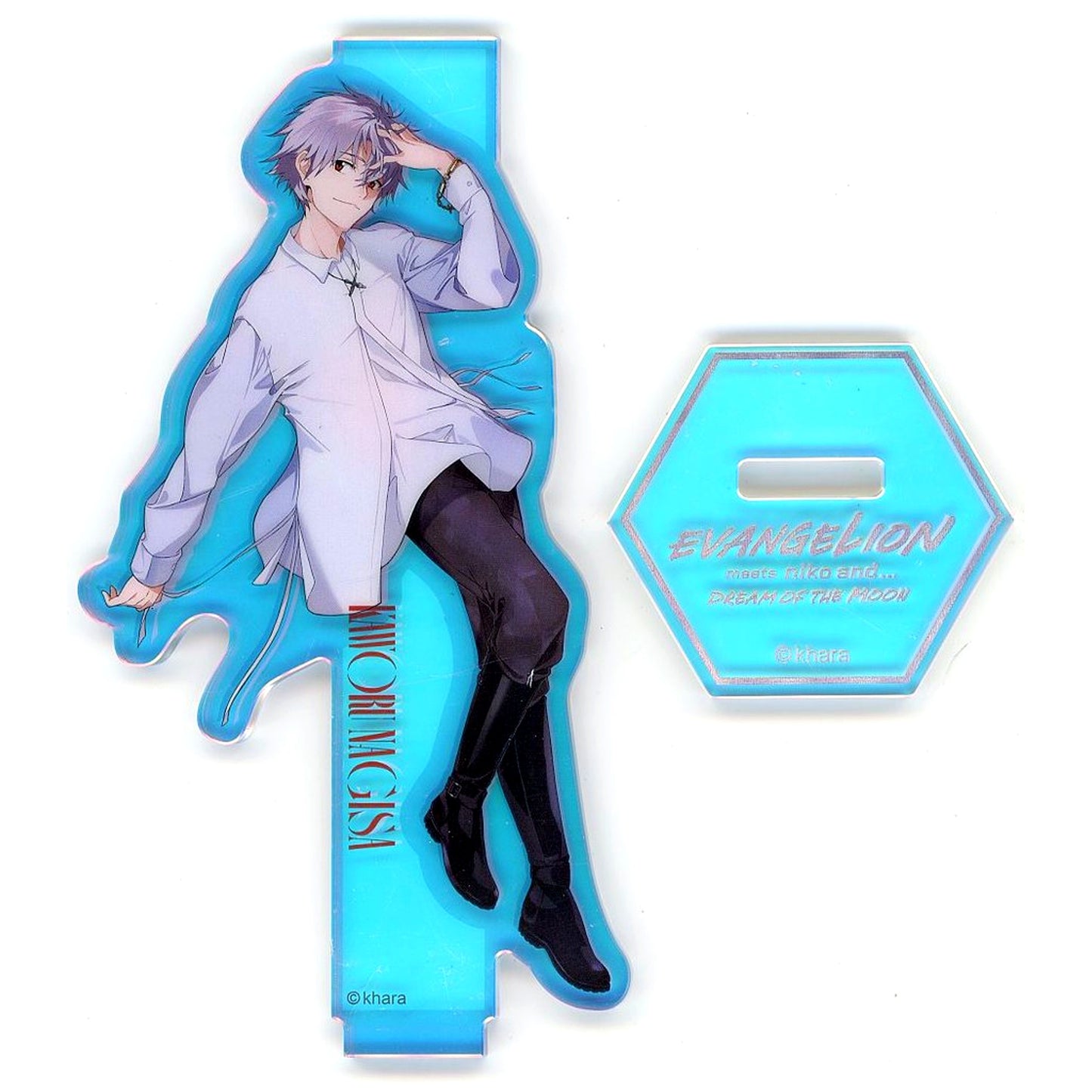 Kaworu Nagisa Acrylic Stand Evangelion x niko and China Limited [USED]