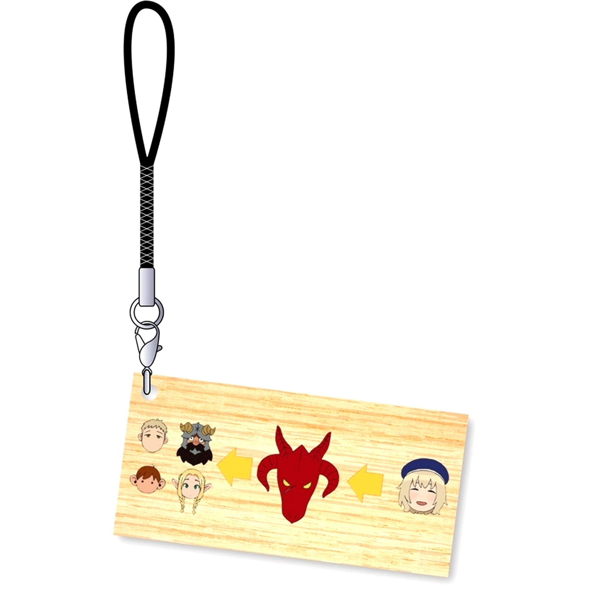 Ah Delicious in Dungeon Wooden Netsuke Strap [USED]