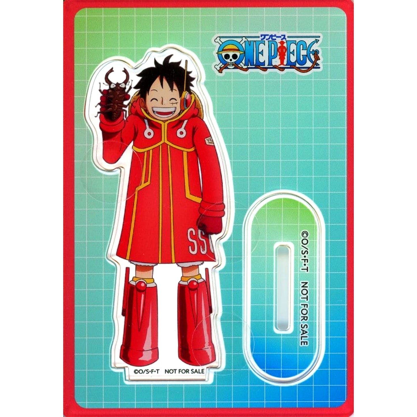 Monkey D. Luffy One Piece Acrylic Stand Egghead Arc CD OP Theme Hiroshi Kitadani UUUUUS! and ED Theme Maki Otsuki Dear sunrise Linked Reservation Purchase Bonus [USED]