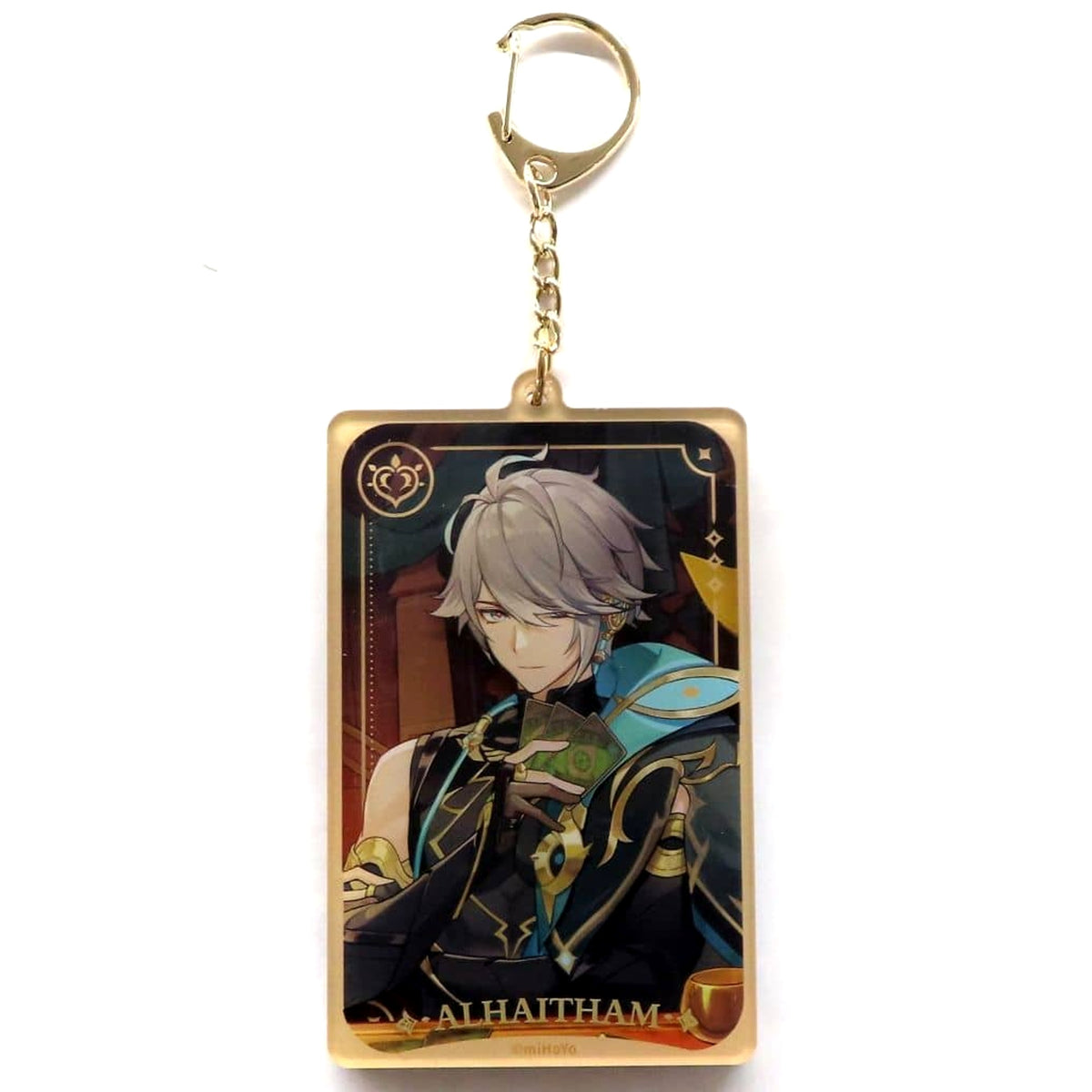 Genshin Alhaitham Acrylic Block Keychain China Limited Keychains [USED]