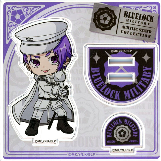 Reo Mikage Acrylic Stand MILITARY Ver. BLUELOCK x STELLAMAP CAFE Blue military and MILITARY POP UP SHOP in BicCamera Animega x Sofmap Fair [USED]