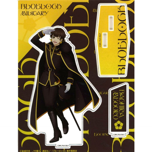 Meguru Bachira Big Acrylic Stand Blue Military Ver. Blue Lock STELLAMAP CAFE Blue Military MILITARY POP UP SHOP in Bic Camera Animega Sofmap Fair [USED]