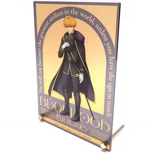 Rensuke Kunigami Acrylic Art Board Blue Military Ver. Blue Lock STELLAMAP CAFE Blue Military MILITARY POP UP SHOP in Bic Camera Animega Sofmap Fair [USED]