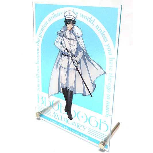 Rin Itoshi Acrylic Art Board Blue Military Ver. Blue Lock STELLAMAP CAFE Blue Military MILITARY POP UP SHOP in Bic Camera Animega Sofmap Fair [USED]