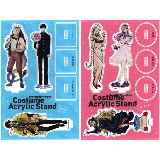 Marcille & Others 6 Types Set Costume Acrylic Stand Bonus for 2024 Haruta Magazine Subscription Acrylic Stands [USED]