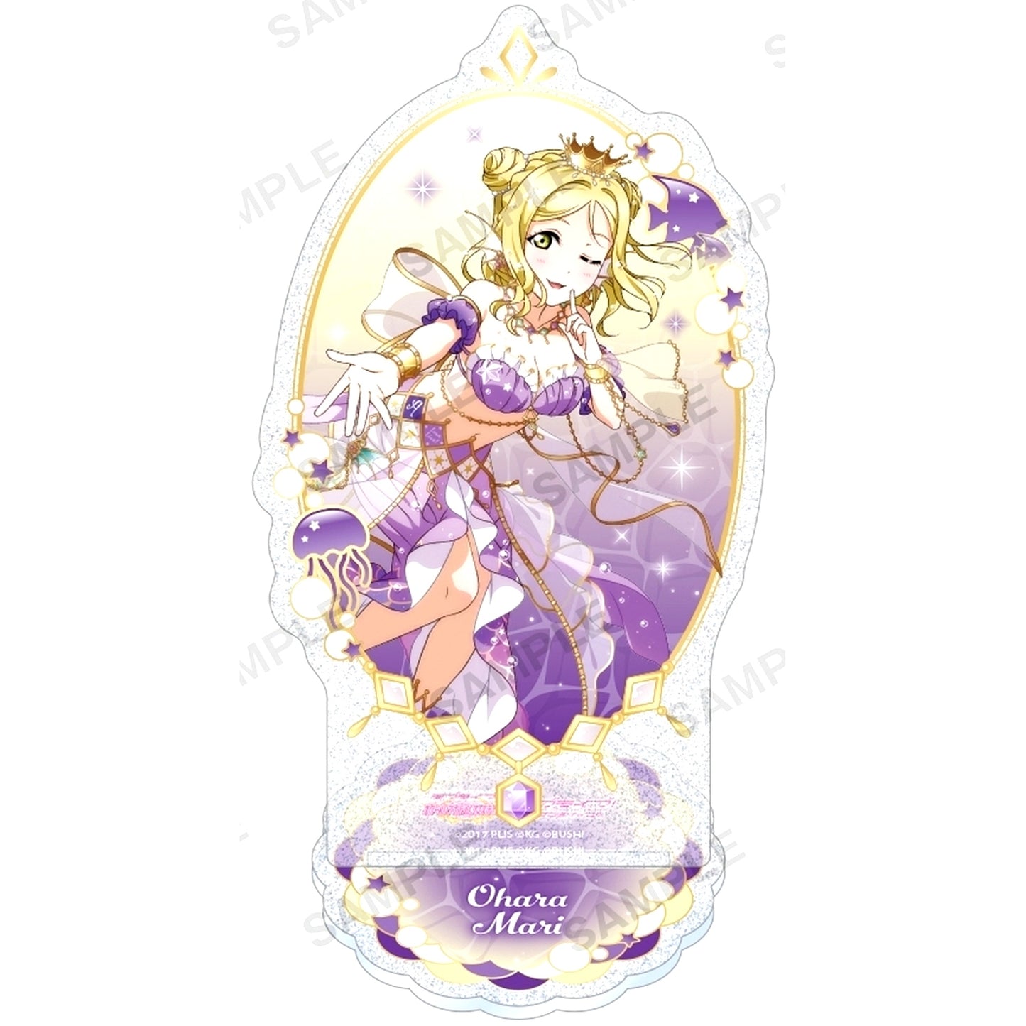 Mari Ohara Love Live! School Idol Festival Aqours Kirarin Acrylic Stand Mermaid Ver. [USED]
