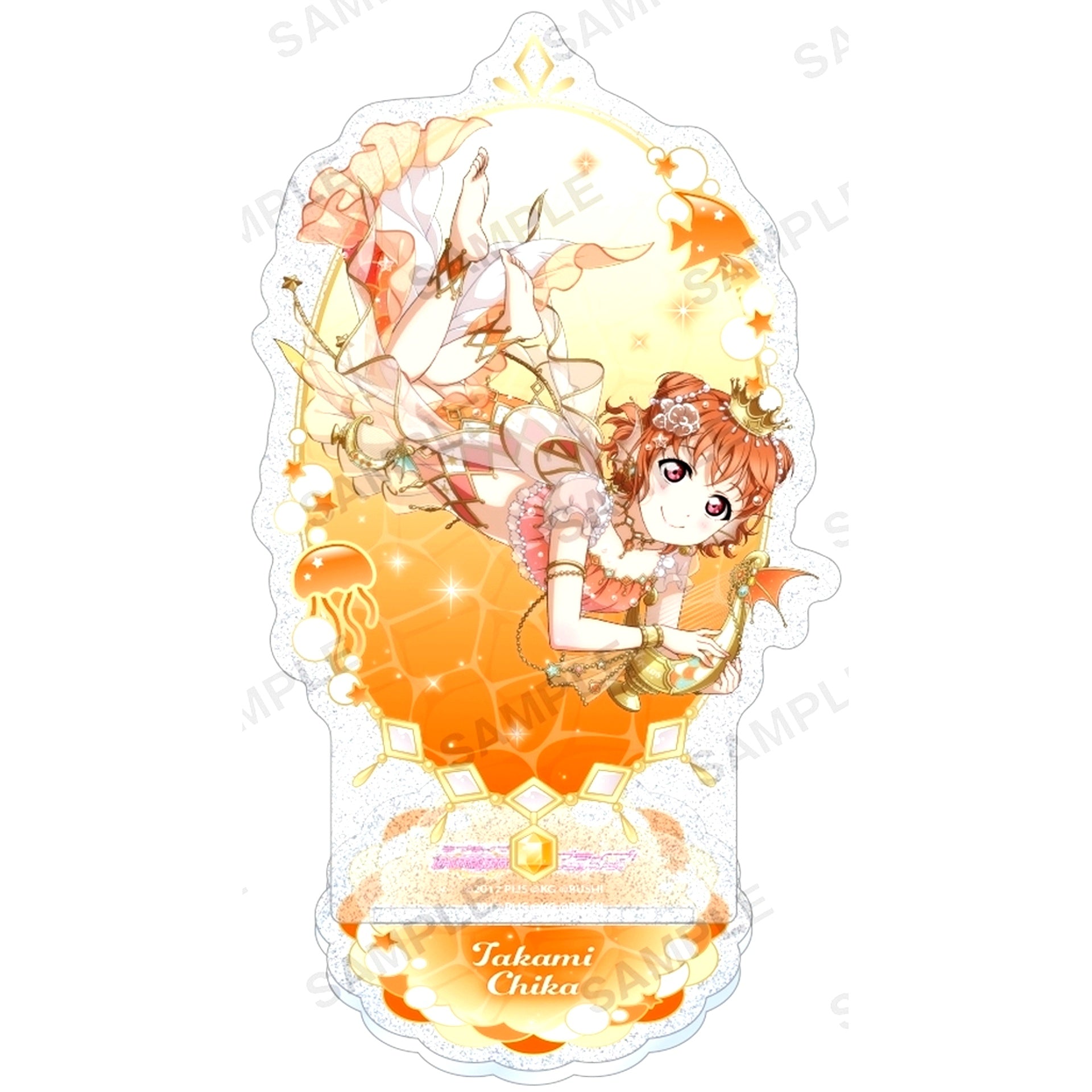 Chika Takami Love Live! School Idol Festival Aqours Kirarin Acrylic Stand Mermaid Ver. [USED]