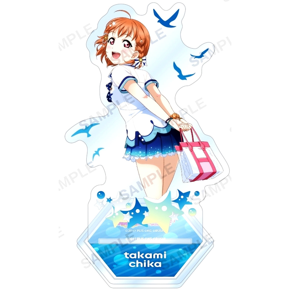 Chika Takami Acrylic Stand Aqours Mermaid Ver. Love Live! School Idol Festival [USED]