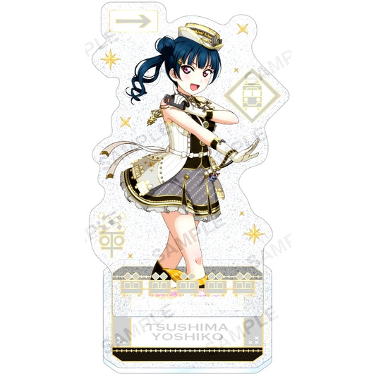Yoshiko Tsushima Love Live! School Idol Festival Aqours Kirarin Acrylic Stand Train Ver. [USED]