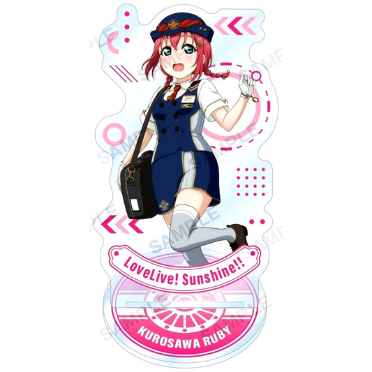 Ruby Kurosawa Love Live! School Idol Festival Aqours Acrylic Stand Train Ver. [USED]