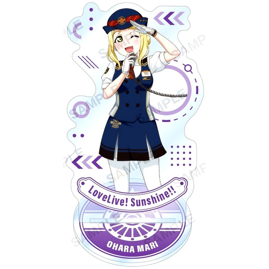 Mari Ohara Acrylic Stand Aqours Train Ver. Love Live! School Idol Festival [USED]