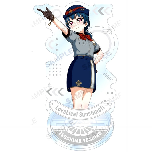 Yoshiko Tsushima Love Live! School Idol Festival Aqours Acrylic Stand Train Ver. [USED]