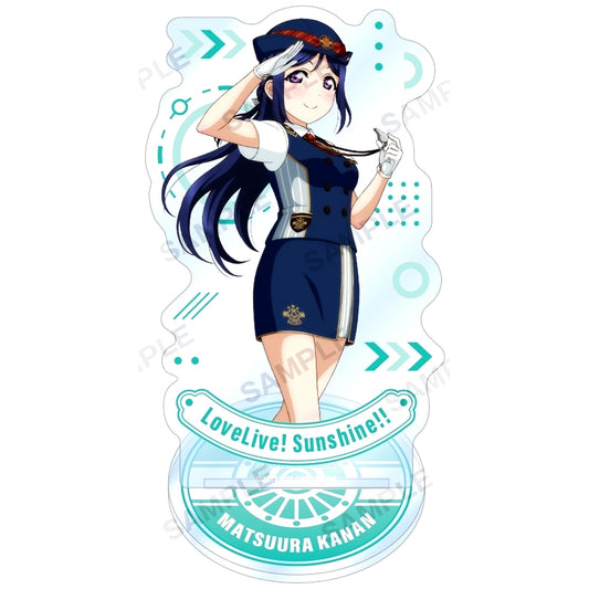Kanan Matsuura Acrylic Stand Aqours Train Ver. Love Live! School Idol Festival [USED]