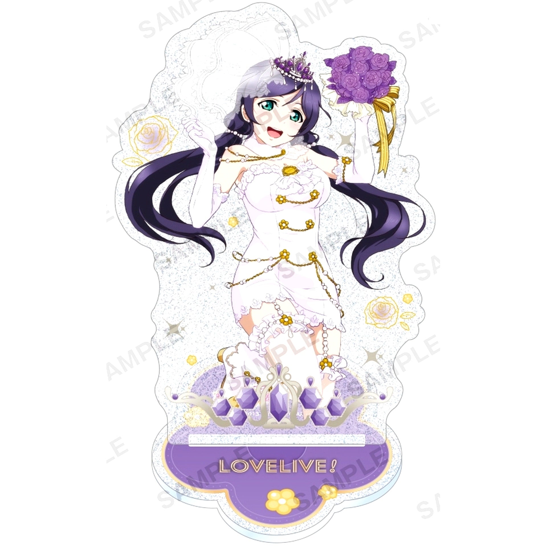 Nozomi Tojo Kirarin Acrylic Stand Mu's Party Wedding Dress Ver. Love Live! School Idol Festival [USED]