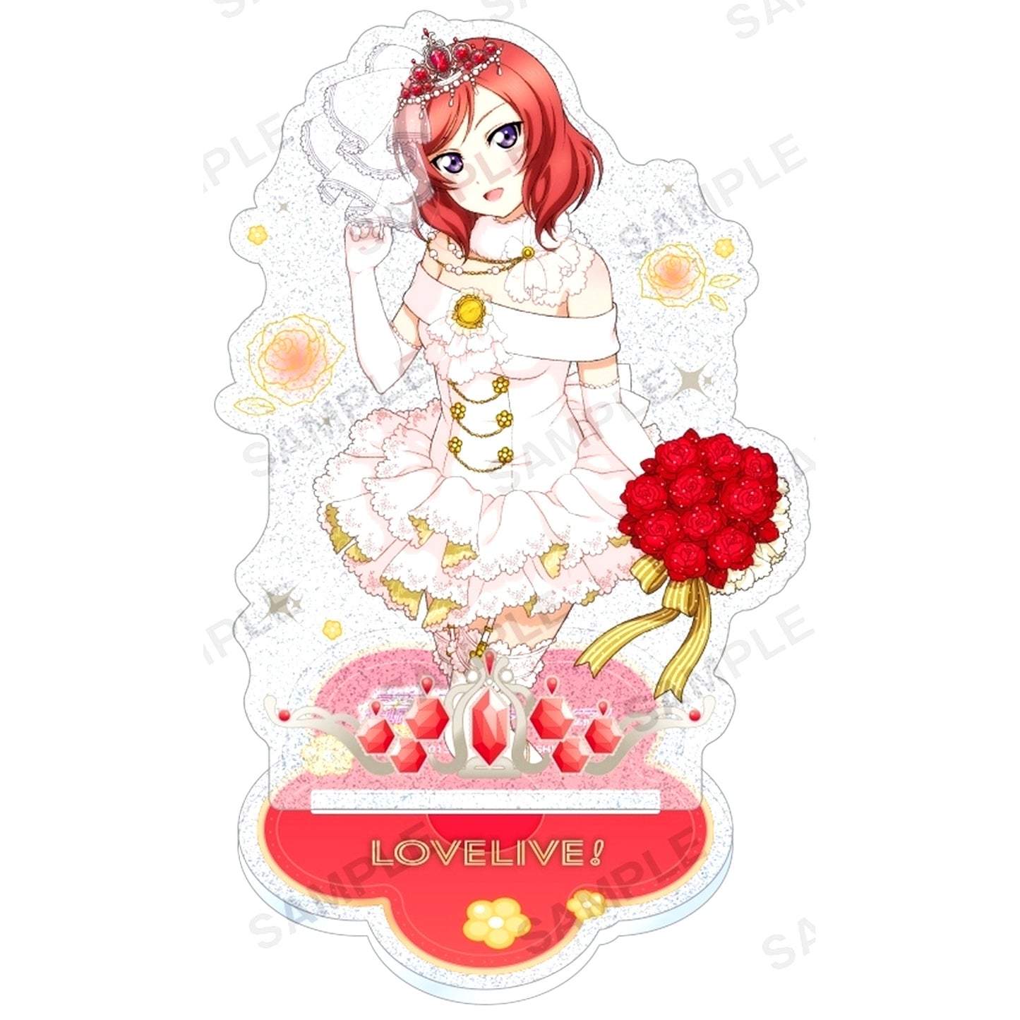 Maki Nishikino Kirarin Acrylic Stand Mu's Party Wedding Dress Ver. Love Live! School Idol Festival [USED]