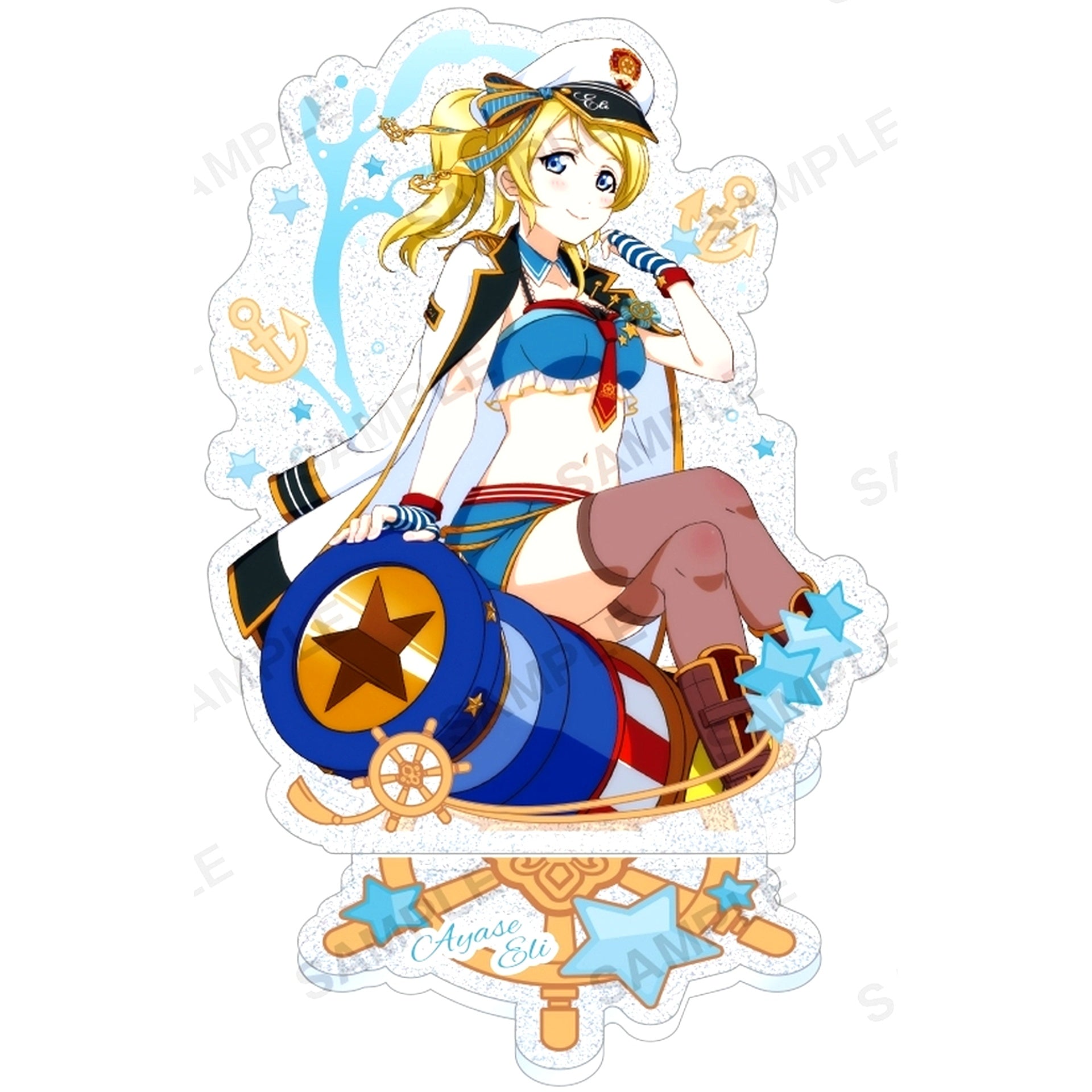 Eli Ayase Kirarin Acrylic Stand u's Marine Ver. Love Live! School Idol Festival [USED]