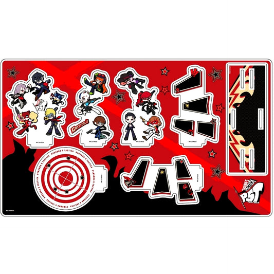 Group Design GraffArt Illustration 01. Persona 5 Tactica Premium Acrylic Diorama Plate [USED]