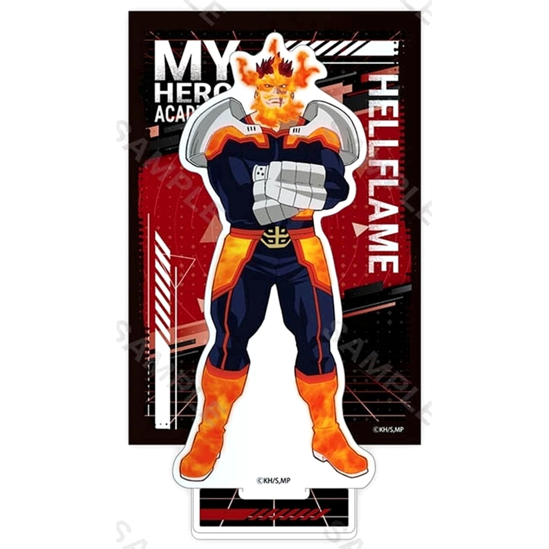 My Hero Academia Endevor Acrylic Stand with Background Season 7 New Visual Acrylic Stands [USED]