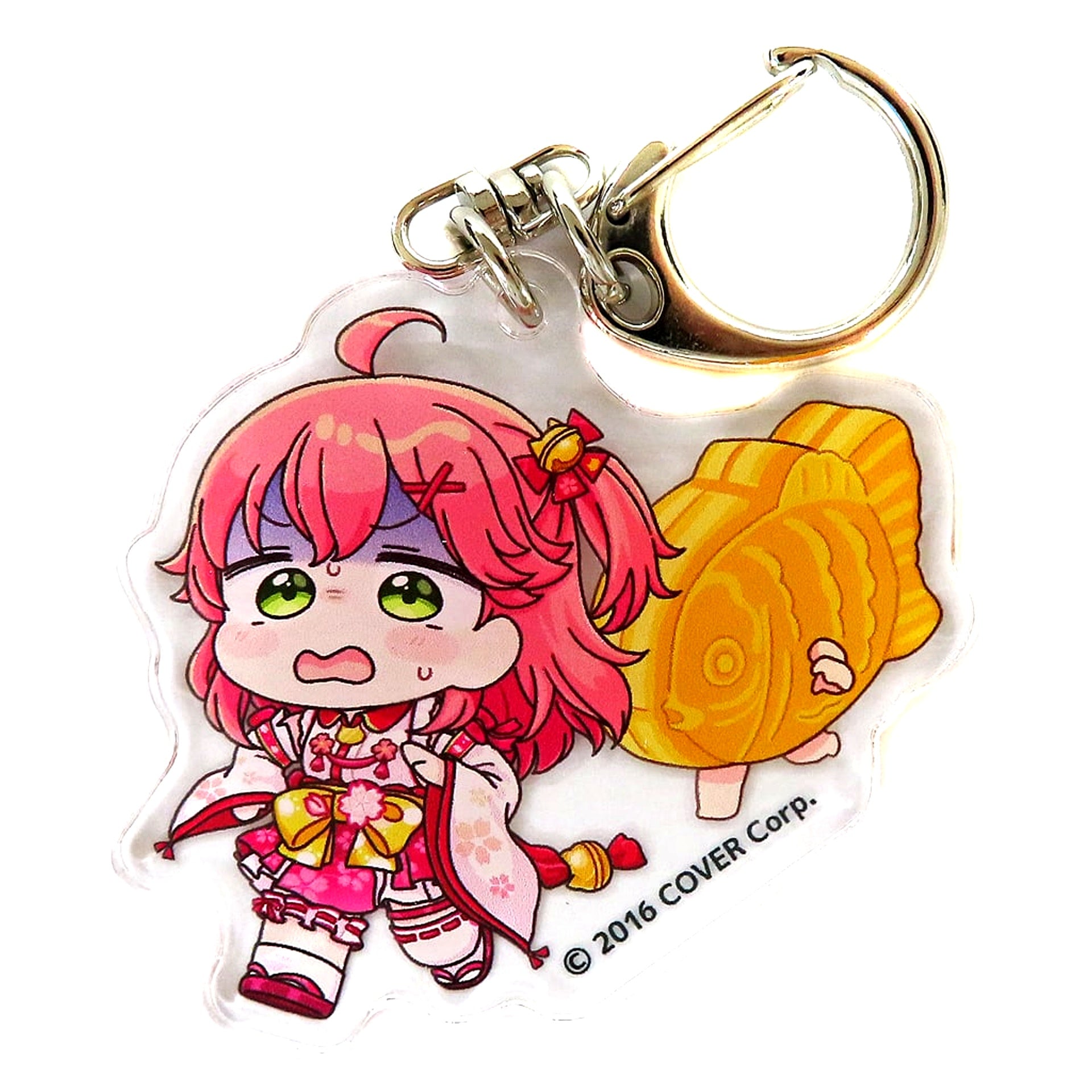 Sakura Miko hololive Acrylic Keychain Hologra [USED]