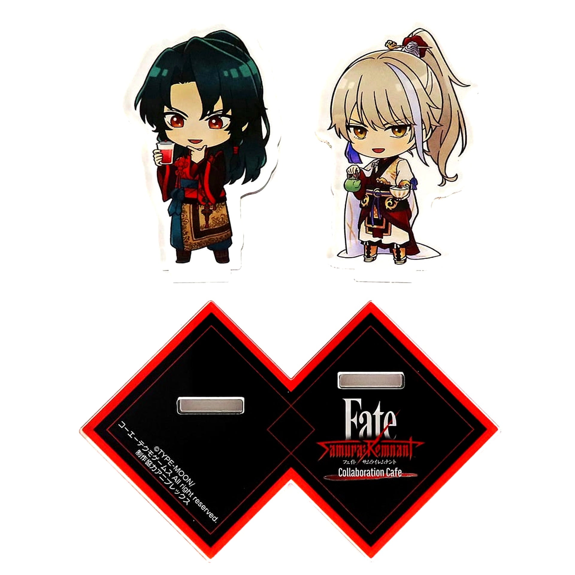Zheng Chenggong and Archer Fate/Samurai Remnant Collaboration Cafe in motto cafe Acrylic Stand Set [USED]