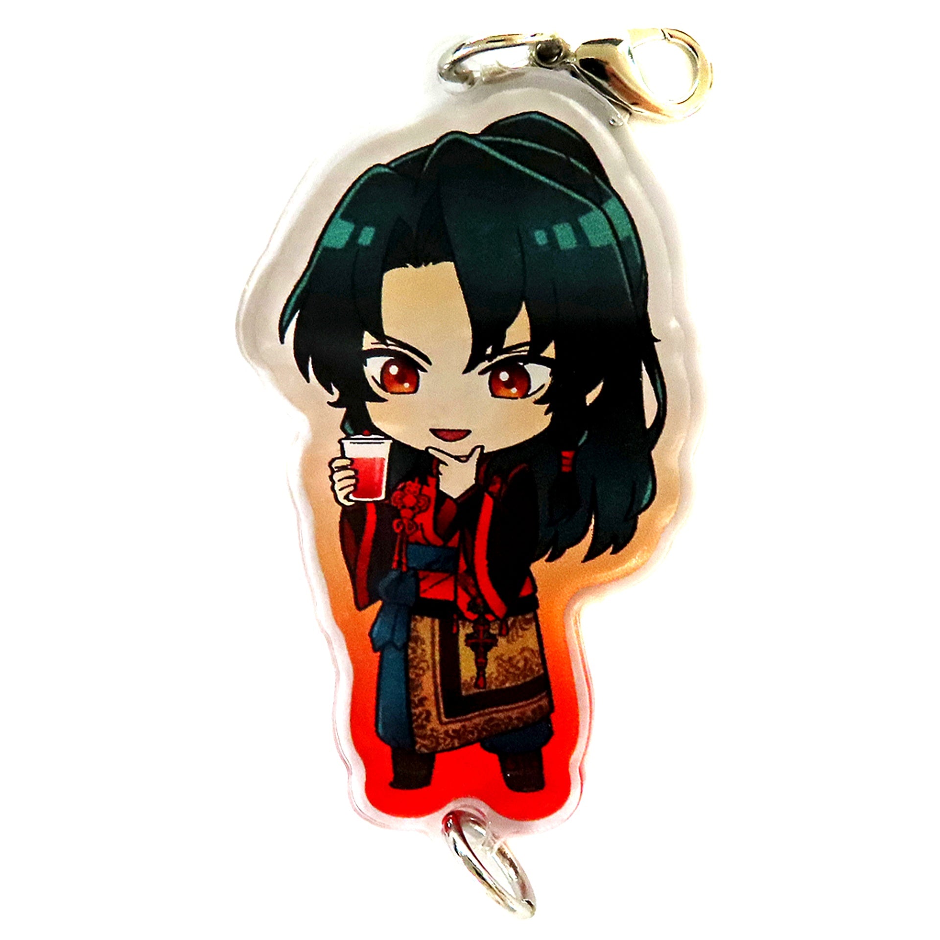 Zheng Chenggong Fate/Samurai Remnant Collaboration Cafe in motto cafe Trading Connecting Acrylic Charm [USED]