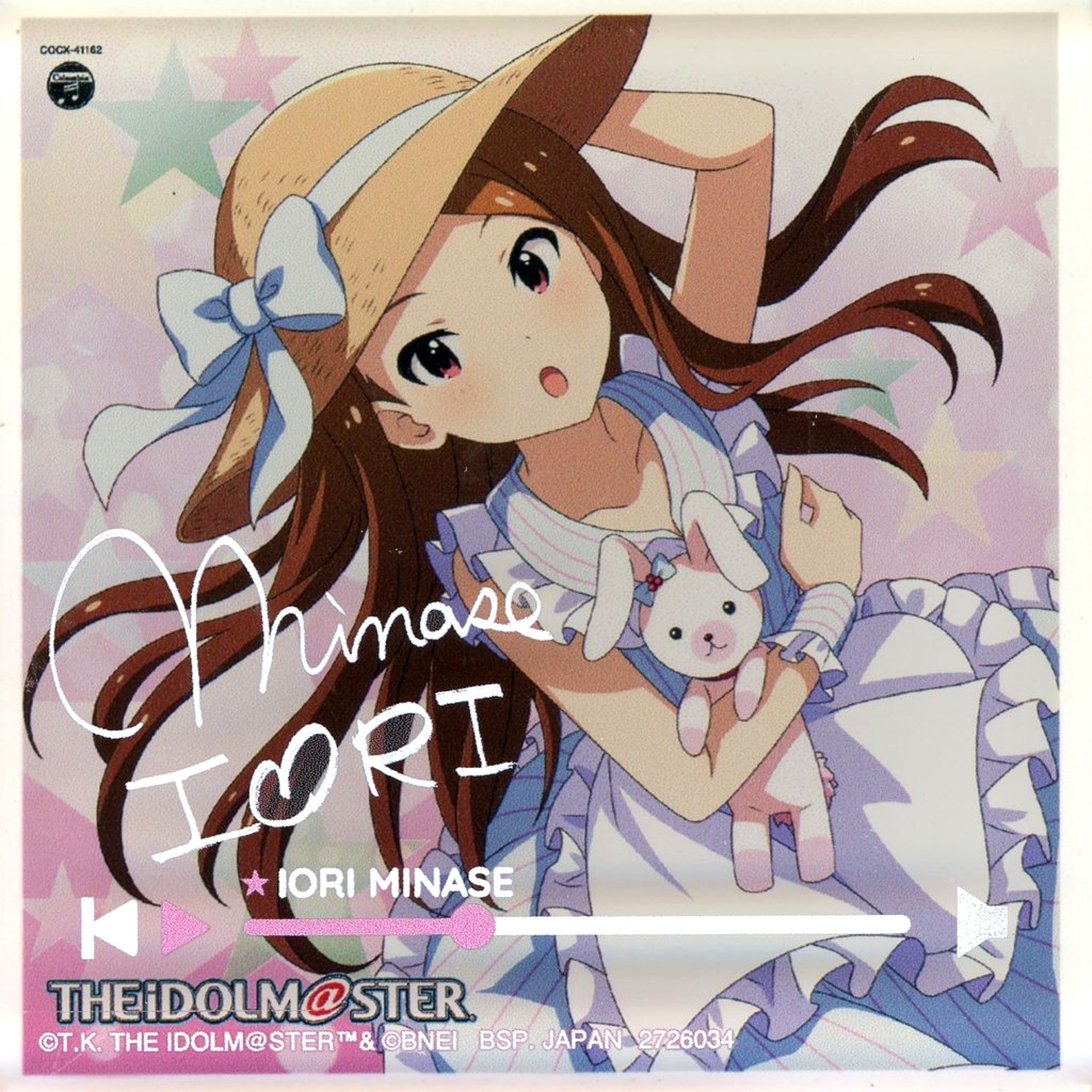 Iori Minase MASTER ARTIST 4 Series Idolmaster Namco Limited Acrylic Block [USED]