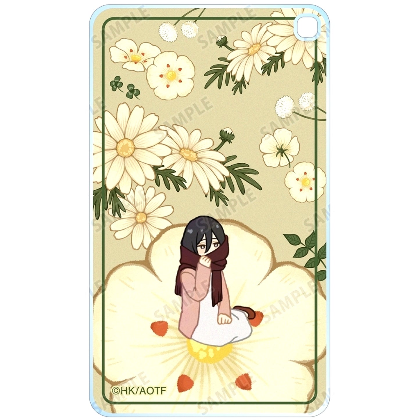 Mikasa Ackerman Attack on Titan Trading Botania Vol.2 Square Acrylic Keychain [USED]