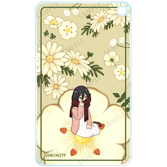 Mikasa Ackerman Attack on Titan Trading Botania Vol.2 Square Acrylic Keychain [USED]