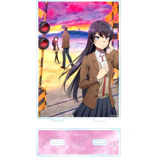 Key Visual Big Acrylic Stand Rascal Does Not Dream of a Knapsack Kid [USED]