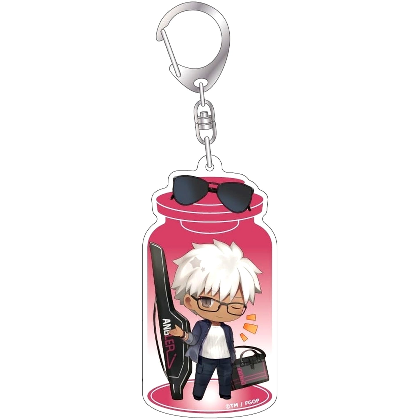 Fate/Grand Order EMIYA Summer Casual Charatoria Acrylic Keychain Archer [USED]