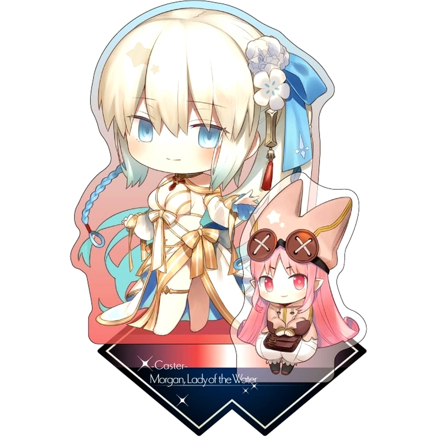Fate/Grand Order Caster Water Consort Morgan CharaToria Acrylic Stand [USED]